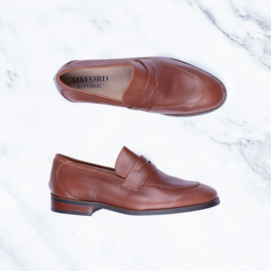 MARRON VESTIR MOCASINE